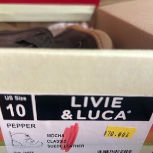 Livie & Luca Pepper Mocha Suede Shoes